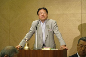 横井弘明Ｌ　掉尾を飾るメンバースピーチ