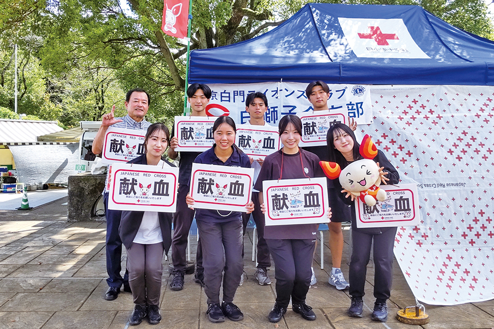 中央大学多摩キャンパスで献血会03