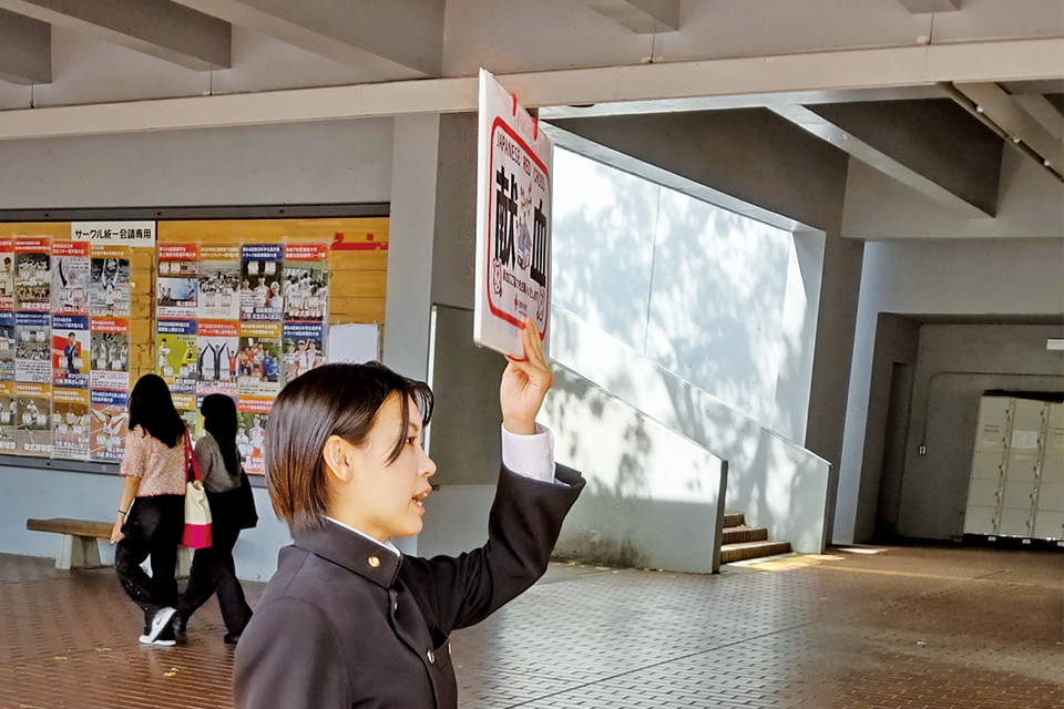 中央大学多摩キャンパスで献血会02