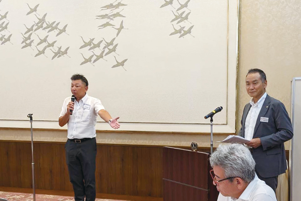 ビジター紹介にて林敏光様